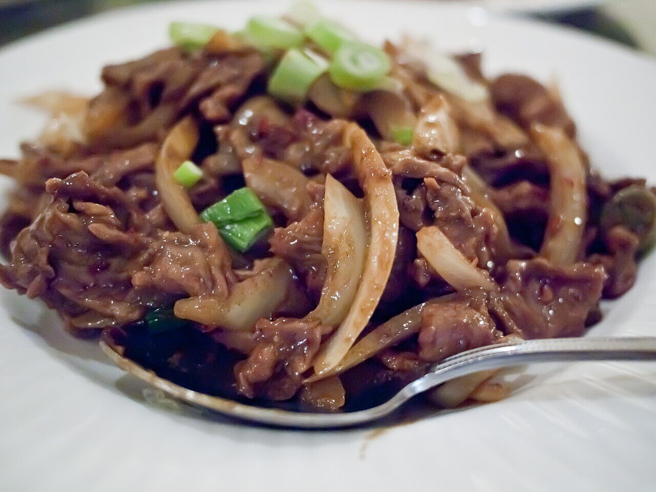 孜然羊肉实拍