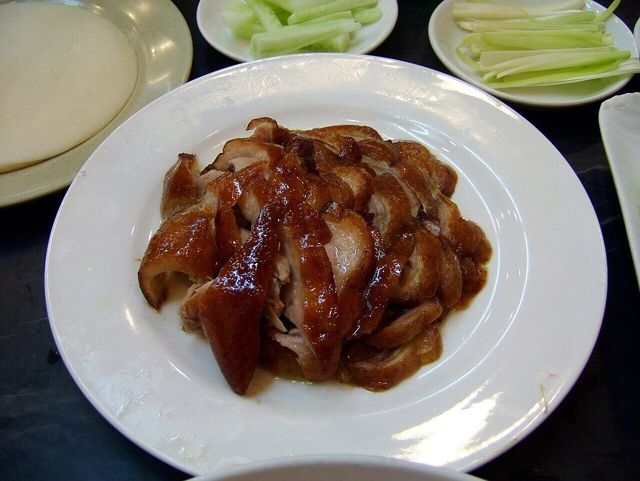 北京烤鸭实拍